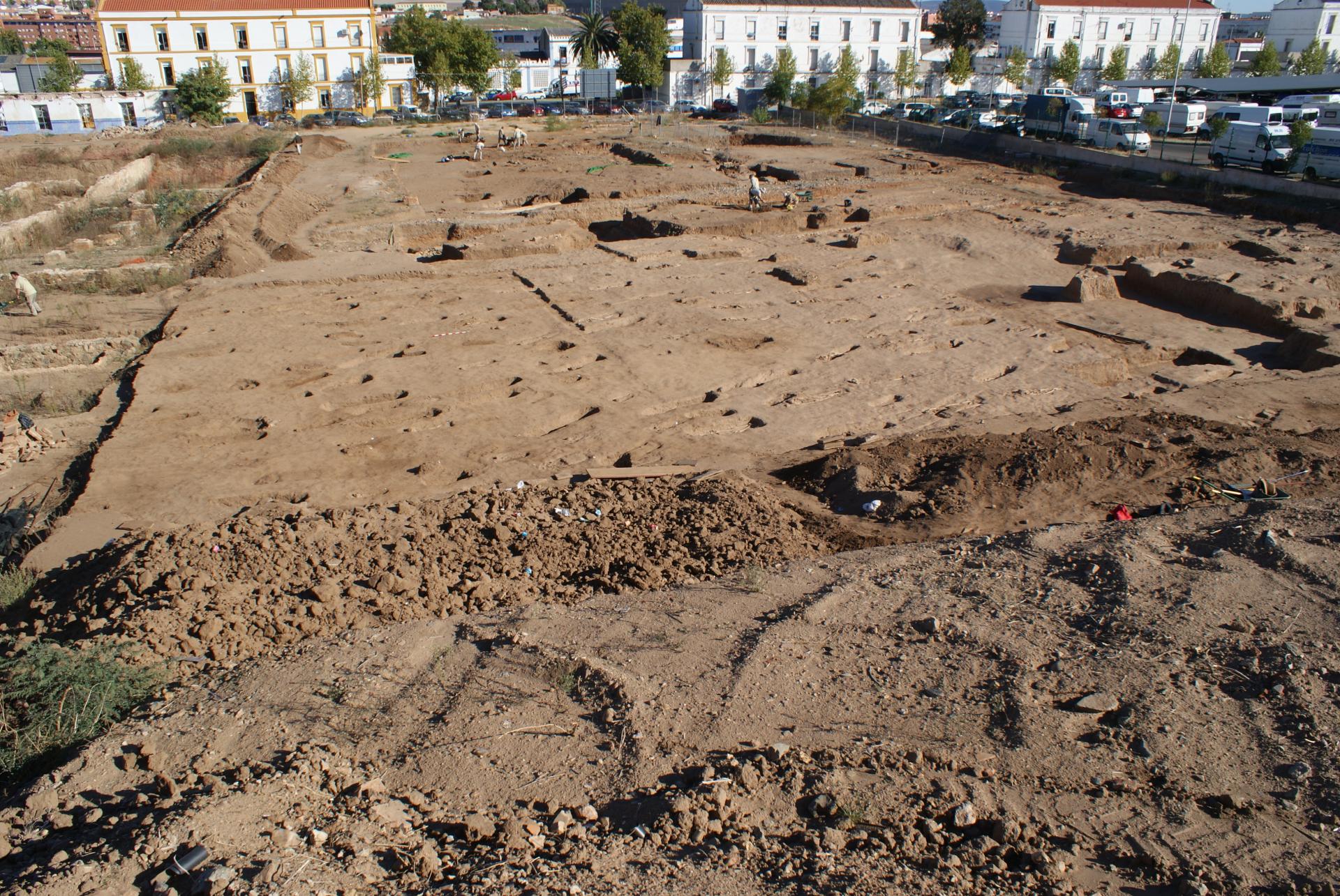 Vista general del cementerio andalusí
